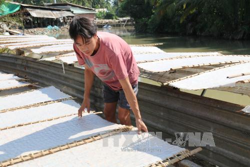 Các làng nghề Mỹ Tho sản xuất hàng Tết ảnh 1